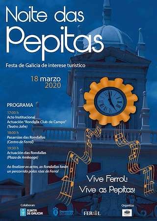 pitas ferrol|Festa das Pepitas en Ferrol: volve na súa data e coas rondallas。